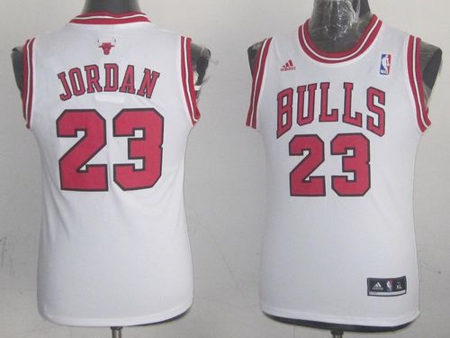 Bulls #23 Michael Jordan Stitched White Youth NBA Jersey Bulls #23 Michael Jordan Stitched White Youth NBA Jersey