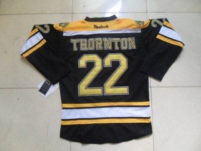 nhl jerseys boston bruins 22 thornton black