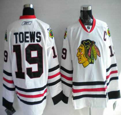 Jerseys Chicago Blackhawks 19 Janathan Toews white Jerseys Chicago Blackhawks 19 Janathan Toews white