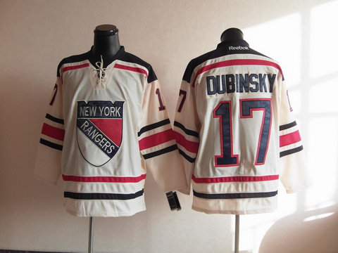 nhl jerseys New York Rangers 17 DUBINSKY jerseys cream