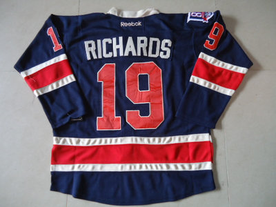 Nhl jerseys NY Rangers 19 RICHARDS blue 85th