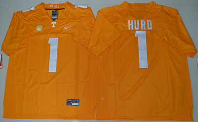 Tennessee Vols 1 Jalen Hurd Dobbs Orange College Jersey