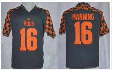 Tennessee Vols #16 Peyton Manning Grey Adidas Event Stitched NCAA Jersey