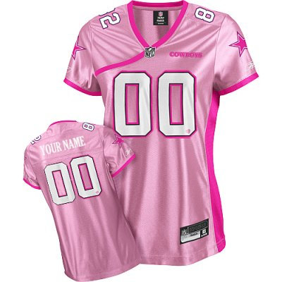 Customized Dallas Cowboys Jersey Women Pink Football Jerseys Customized Dallas Cowboys Jersey Women Pink Football Jerseys