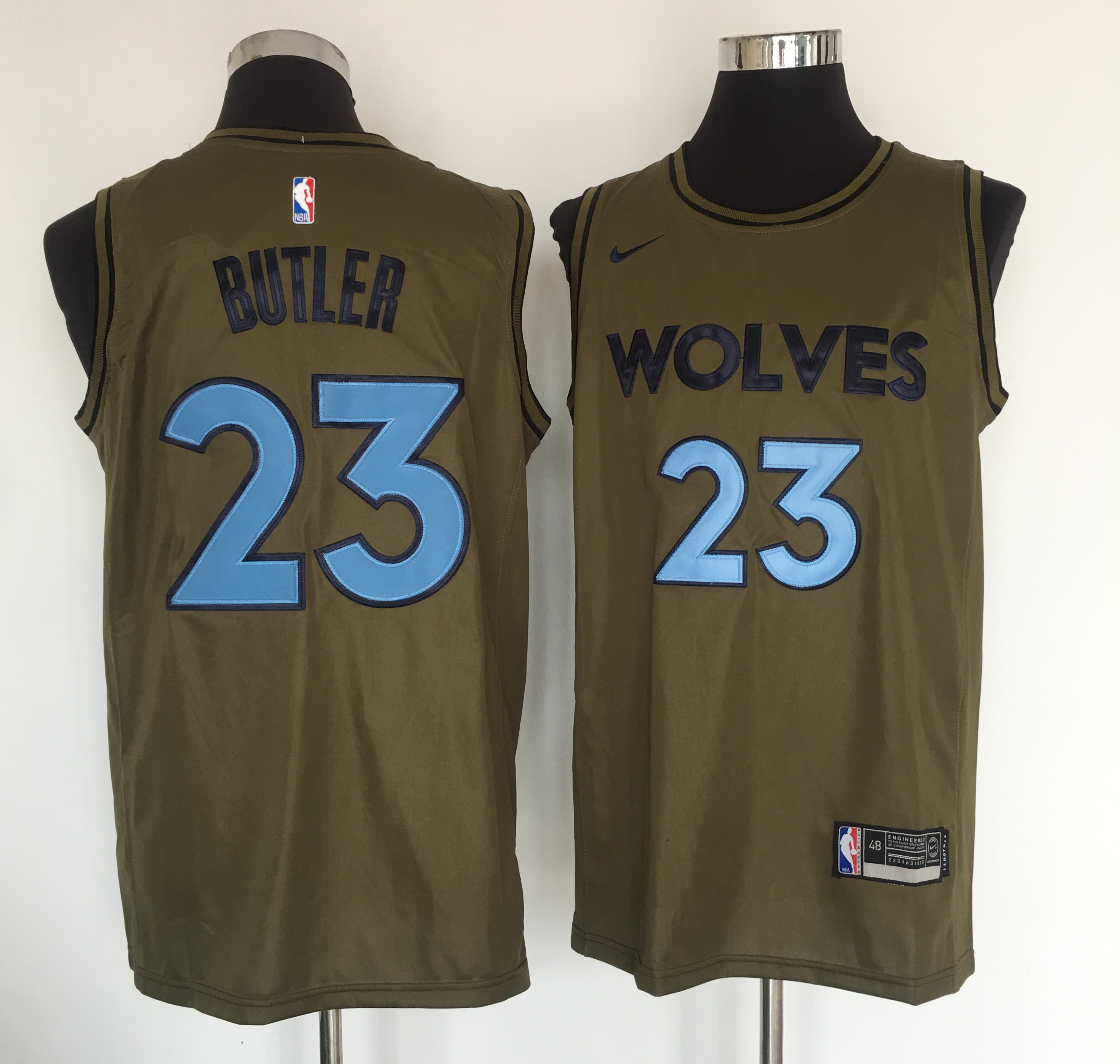 Timberwolves #23 Jimmy Butler Olive Nike Swingman Jersey Timberwolves #23 Jimmy Butler Olive Nike Swingman Jersey