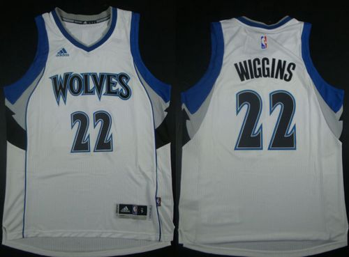Revolution 30 Timberwolves #22 Andrew Wiggins White Stitched NBA Jersey Revolution 30 Timberwolves #22 Andrew Wiggins White Stitched NBA Jersey