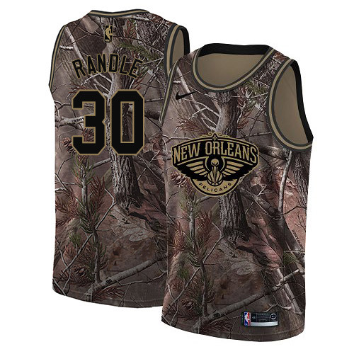 Nike Pelicans #30 Julius Randle Camo NBA Swingman Realtree Collection Jersey