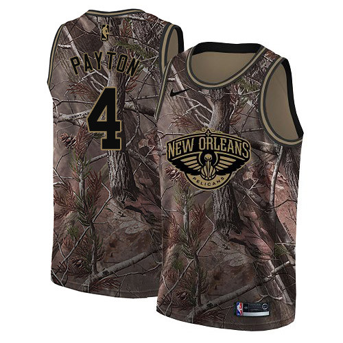Nike Pelicans #4 Elfrid Payton Camo NBA Swingman Realtree Collection Jersey