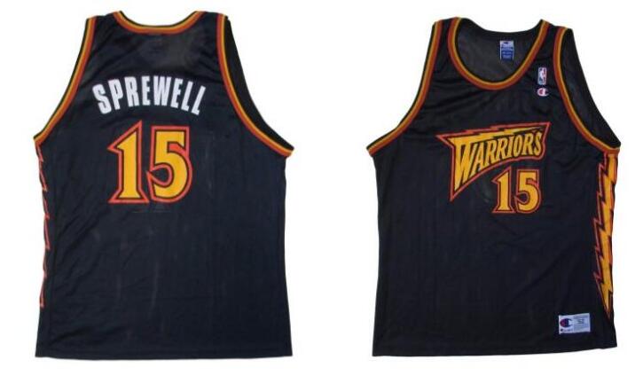 Golden State Warriors 15 Latrell Sprewell Men's Customized NBA Jersey
