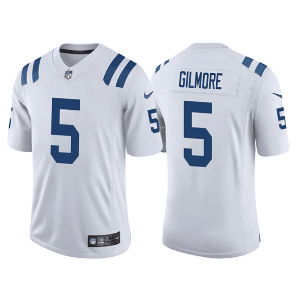 Men's Indianapolis Colts #5 Stephon Gilmore White Stitched Football Jerseys Men's Indianapolis Colts #5 Stephon Gilmore White Stitched Football Jerseys