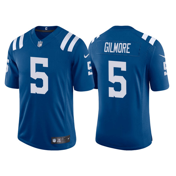 Men's Indianapolis Colts #5 Stephon Gilmore Blue Stitched Football Jerseys Men's Indianapolis Colts #5 Stephon Gilmore Blue Stitched Football Jerseys