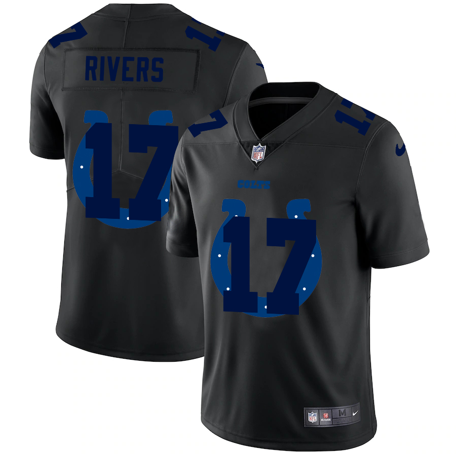 Indianapolis Colts #17 Philip Rivers Men's Nike Team Logo Dual Overlap Limited NFL Jersey Black Indianapolis Colts #17 Philip Rivers Men's Nike Team Logo Dual Overlap Limited NFL Jersey Black