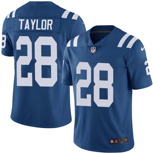 Nike Colts #28 Jonathan Taylor Royal Blue Team Color Men's Stitched NFL Vapor Untouchable Limited Jersey Nike Colts #28 Jonathan Taylor Royal Blue Team Color Men's Stitched NFL Vapor Untouchable Limited Jersey