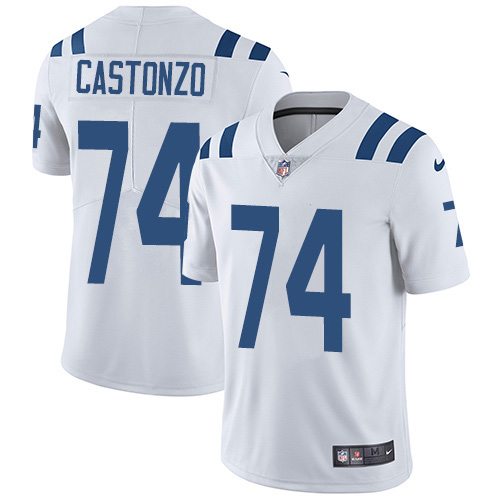 Nike Colts #74 Anthony Castonzo White Men's Stitched NFL Vapor Untouchable Limited Jersey Nike Colts #74 Anthony Castonzo White Men's Stitched NFL Vapor Untouchable Limited Jersey