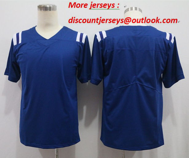 Nike Colts Blank Blue Vapor Untouchable Limited Jersey