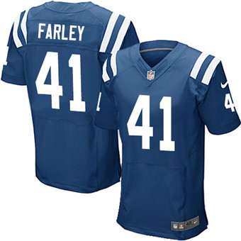 Nike Colts #41 Matthias Farley Royal Blue Team Color Men's Stitched NFL Elite Jersey Nike Colts #41 Matthias Farley Royal Blue Team Color Men's Stitched NFL Elite Jersey