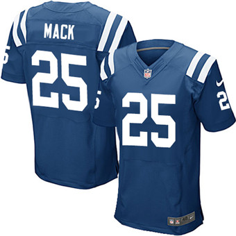 Nike Colts #25 Marlon Mack Royal Blue Team Color Men's Stitched NFL Elite Jersey