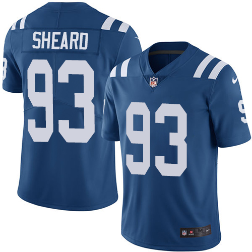 Nike Colts #93 Jabaal Sheard Royal Blue Team Color Men's Stitched NFL Vapor Untouchable Limited Jersey Nike Colts #93 Jabaal Sheard Royal Blue Team Color Men's Stitched NFL Vapor Untouchable Limited Jersey