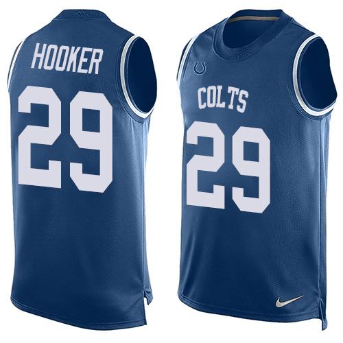Nike Colts #29 Malik Hooker Royal Blue Team Color Men's Stitched NFL Limited Tank Top Jersey Nike Colts #29 Malik Hooker Royal Blue Team Color Men's Stitched NFL Limited Tank Top Jersey