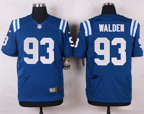 Nike Colts #93 Erik Walden Royal Blue Team Color Men's Stitched NFL Elite Jersey Nike Colts #93 Erik Walden Royal Blue Team Color Men's Stitched NFL Elite Jersey