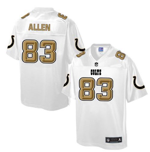 Nike Colts #83 Dwayne Allen White Men's NFL Pro Line Fashion Game Jersey Nike Colts #83 Dwayne Allen White Men's NFL Pro Line Fashion Game Jersey