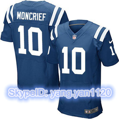 Nike Colts #10 Donte Moncrief Royal Blue Team Color Men's Stitched NFL Elite Jersey