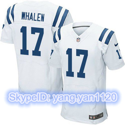 Nike Colts #17 Griff Whalen White Men's Stitched NFL Elite Jersey