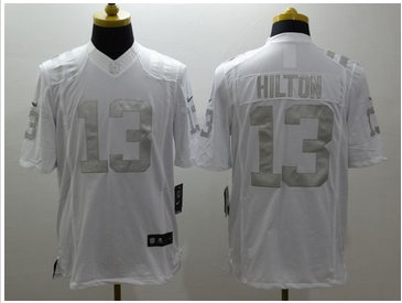 Nike Indianapolis Colts #13 T.Y. Hilton White Men''s Stitched NFL Limited Platinum Jersey Nike Indianapolis Colts #13 T.Y. Hilton White Men''s Stitched NFL Limited Platinum Jersey