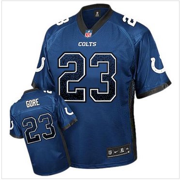 NEW Indianapolis Colts #23 Frank Gore Royal Blue Team Color Men's Stitched NFL Elite Drift Fashion Jersey NEW Indianapolis Colts #23 Frank Gore Royal Blue Team Color Men's Stitched NFL Elite Drift Fashion Jersey