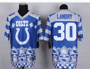 New Indianapolis Colts #30 LaRon Landry Royal Blue NFL Elite Noble Fashion Jersey New Indianapolis Colts #30 LaRon Landry Royal Blue NFL Elite Noble Fashion Jersey