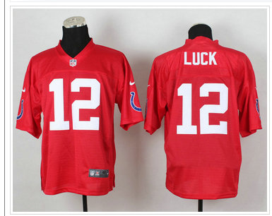 New Indianapolis Colts #12 Andrew Luck Red Elite Jerseys New Indianapolis Colts #12 Andrew Luck Red Elite Jerseys