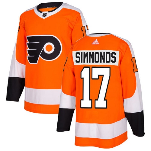 Adidas Flyers #17 Wayne Simmonds Orange Home Authentic Stitched NHL Jersey Adidas Flyers #17 Wayne Simmonds Orange Home Authentic Stitched NHL Jersey