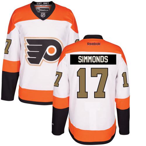 Flyers #17 Wayne Simmonds White 3rd Stitched NHL Jersey Flyers #17 Wayne Simmonds White 3rd Stitched NHL Jersey