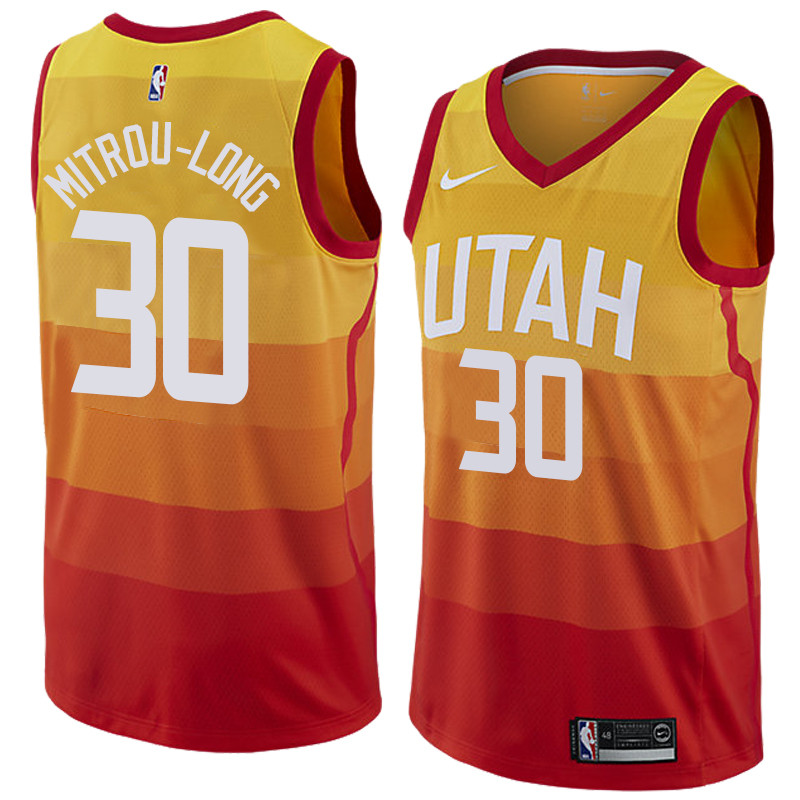 NBA Utah Jazz 30# Mitrou-long Jerseys