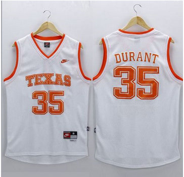 Texas Longhorns #35 Kevin Durant White New Stitched NCAA Jersey Texas Longhorns #35 Kevin Durant White New Stitched NCAA Jersey