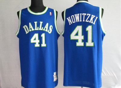 NBA Jerseys Dallas Maverlcks 41# NOWITZKI blue NBA Jerseys Dallas Maverlcks 41# NOWITZKI blue