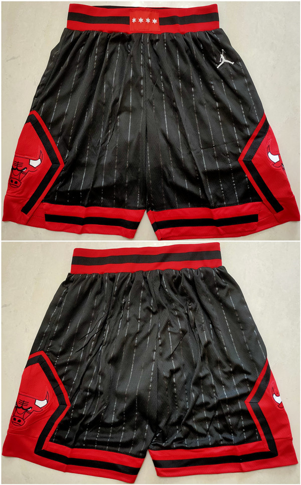 Men's Chicago Bulls Black Mitchell&Ness Shorts (Run Small)1 Men's Chicago Bulls Black Mitchell&Ness Shorts (Run Small)1