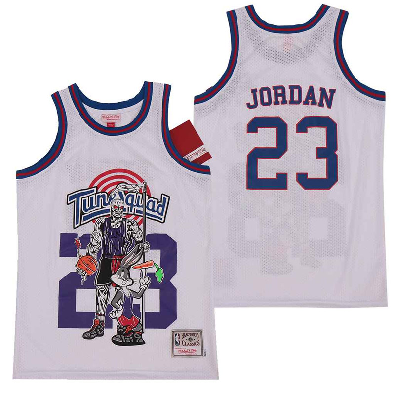 Men's Bulls 23 Michael Jordan skeleton white Jersey Men's Bulls 23 Michael Jordan skeleton white Jersey