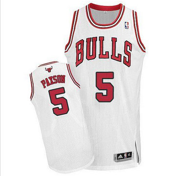 Chicago Bulls #5 John Paxson Revolution 30 White NBA Jersey Chicago Bulls #5 John Paxson Revolution 30 White NBA Jersey