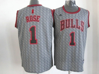 nba chicago bulls #1 rose grey(static fashion swingman) nba chicago bulls #1 rose grey(static fashion swingman)