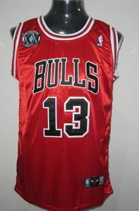 Chicago Bulls 13 Joakim Noah RED 20th anniversary