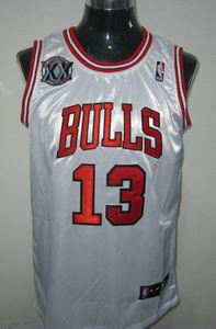 Chicago Bulls 13 Joakim Noah WHITE 20th anniversary