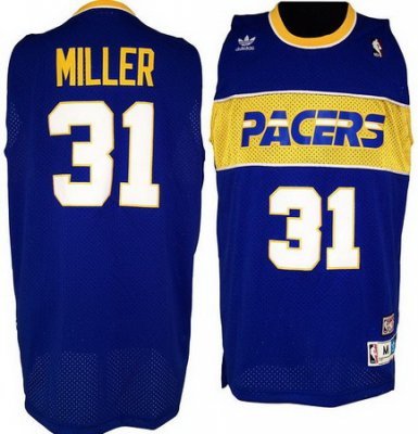Indiana Pacers #31 Reggie Miller Blue Soul Swingman M&N Jersey Indiana Pacers #31 Reggie Miller Blue Soul Swingman M&N Jersey