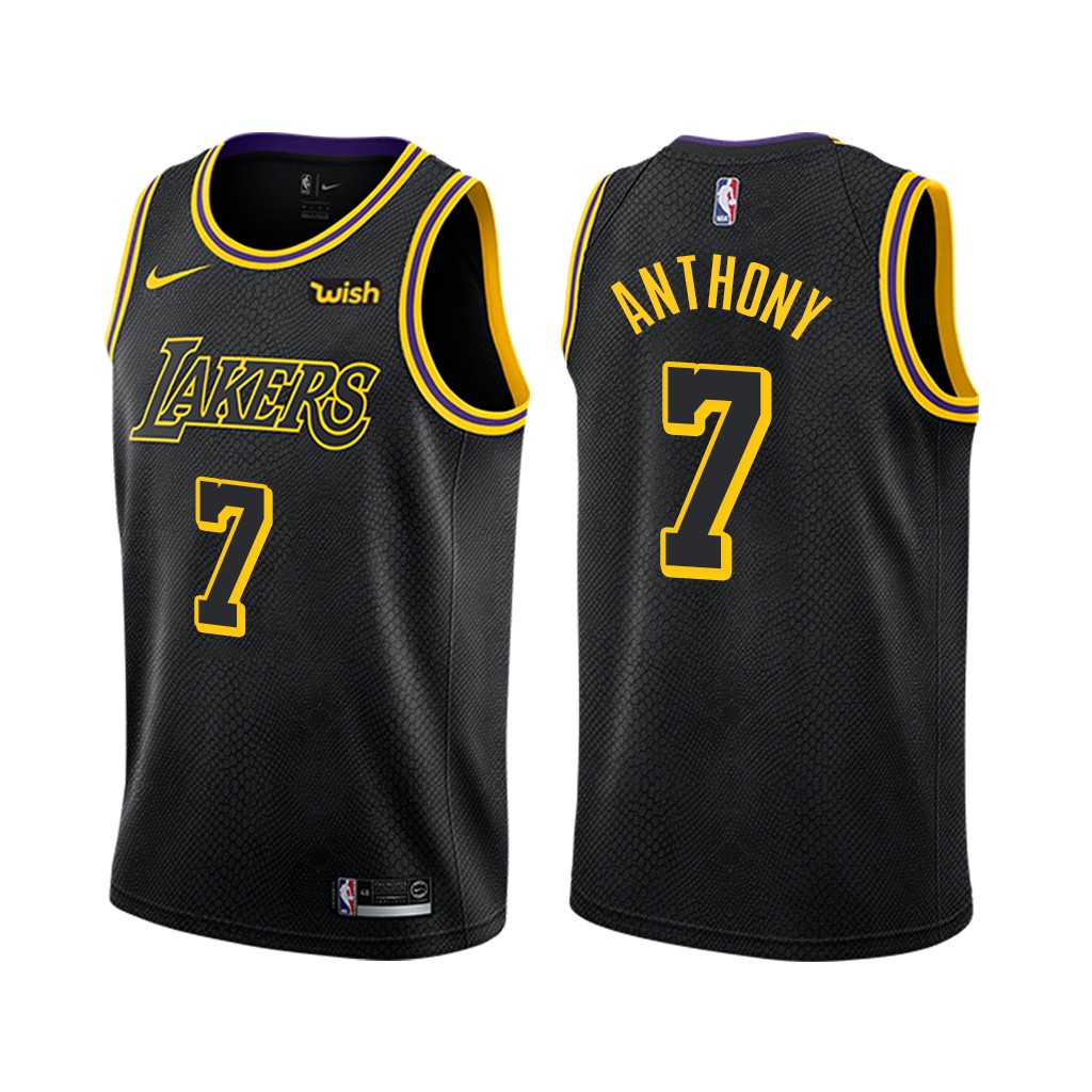 Nike Lakers #7 Carmelo Anthony Black NBA Swingman City Edition Jersey Nike Lakers #7 Carmelo Anthony Black NBA Swingman City Edition Jersey