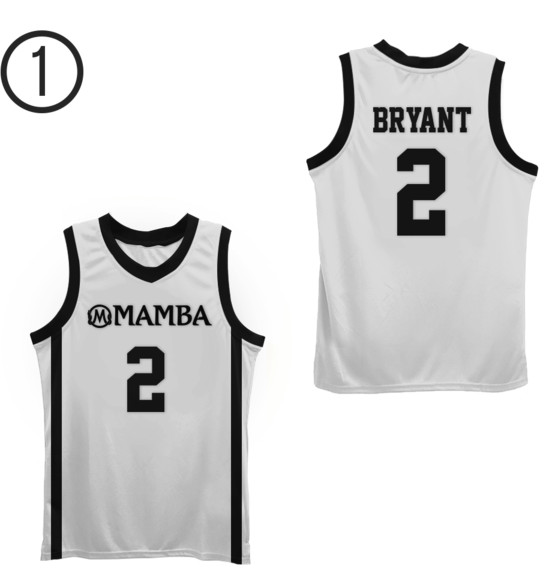 Mamba #2 Gigi White Kobe Bryant Daughter Jersey