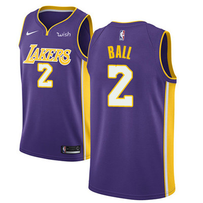 Nike Lakers #2 Lonzo Ball Purple NBA Swingman Statement Edition Jersey Nike Lakers #2 Lonzo Ball Purple NBA Swingman Statement Edition Jersey