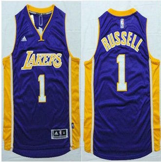 Los Angeles Lakers #1 D'Angelo Russell Purple Stitched NBA Jersey Los Angeles Lakers #1 D'Angelo Russell Purple Stitched NBA Jersey