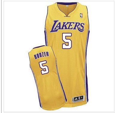 Revolution 30 Los Angeles Lakers #5 Carlos Boozer Yellow NBA Jersey Revolution 30 Los Angeles Lakers #5 Carlos Boozer Yellow NBA Jersey