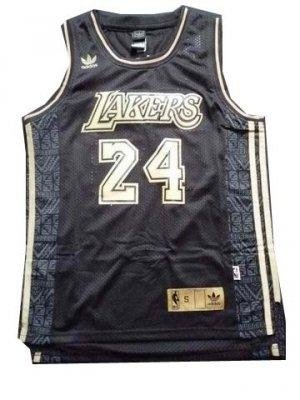 Los Angeles Lakers 24 Kobe Bryant Black Throwback NBA Jerseys Gold Number Los Angeles Lakers 24 Kobe Bryant Black Throwback NBA Jerseys Gold Number