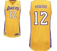 Los Angeles Lakers 12# Dwight Howard Yellow Revolution 30 Swingman Jersey